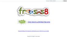 Tablet Screenshot of freesms8.com